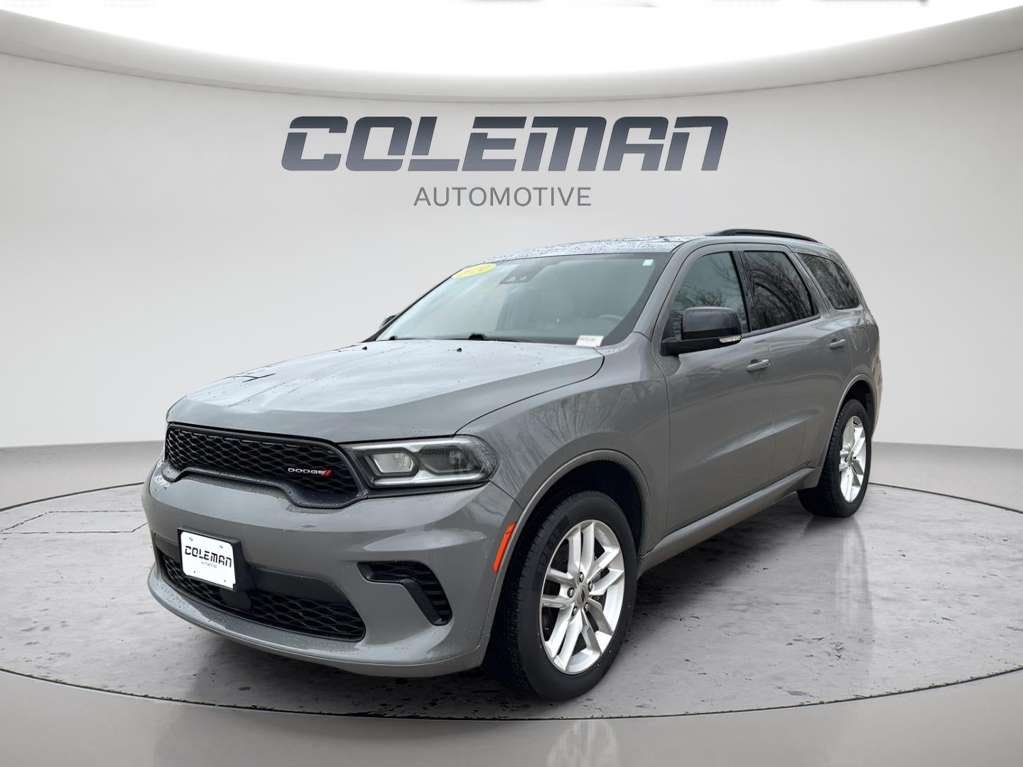 2024 Dodge Durango GT Plus AWD in Destroyer Gray Clearcoat — front three-quarter view