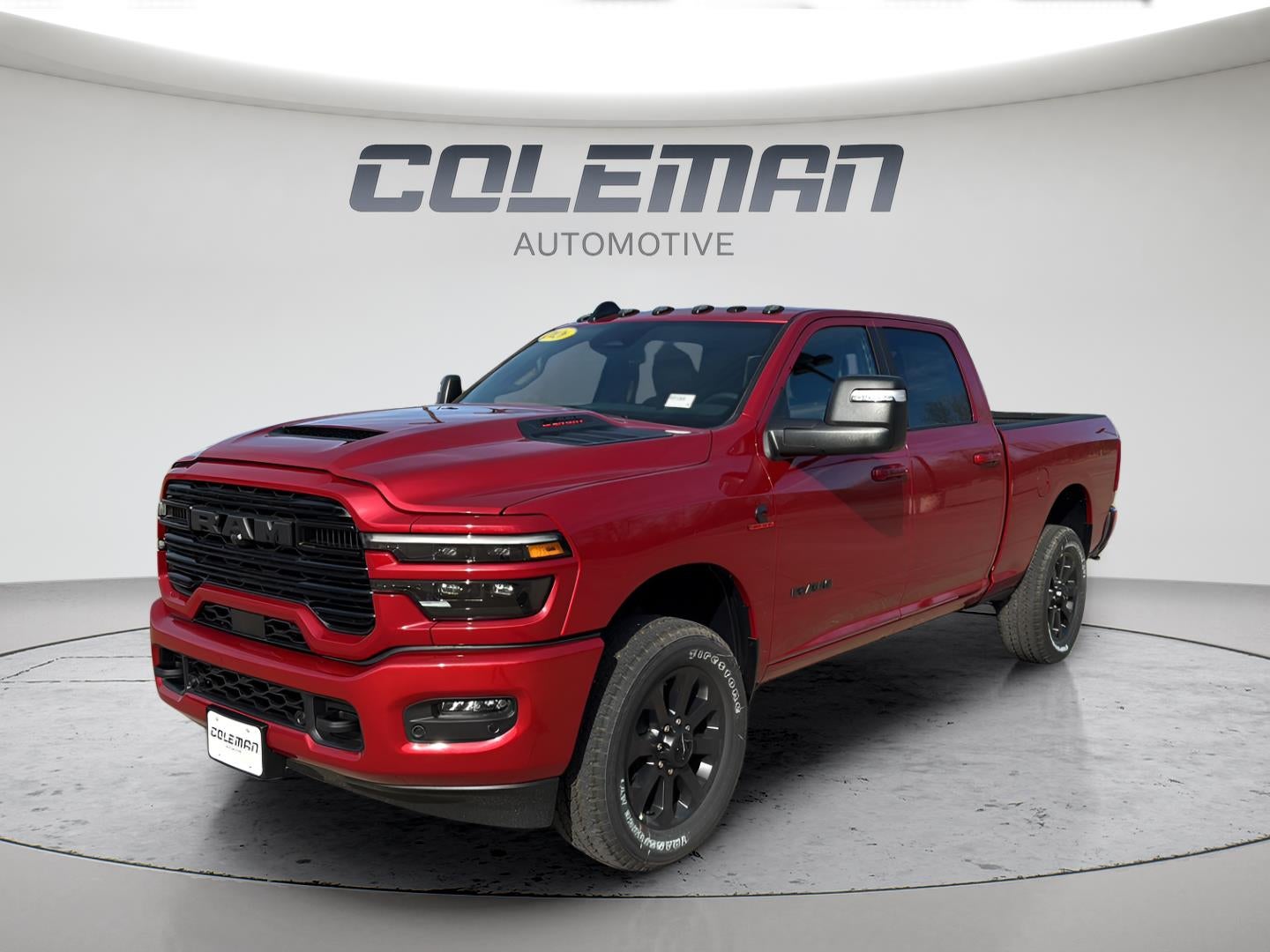 2026 RAM Ram 2500 RAM 2500 LARAMIE CREW CAB 4X4 6'4' BOX in Molten Red Pearl-Coat Exterior Paint — front three-quarter view