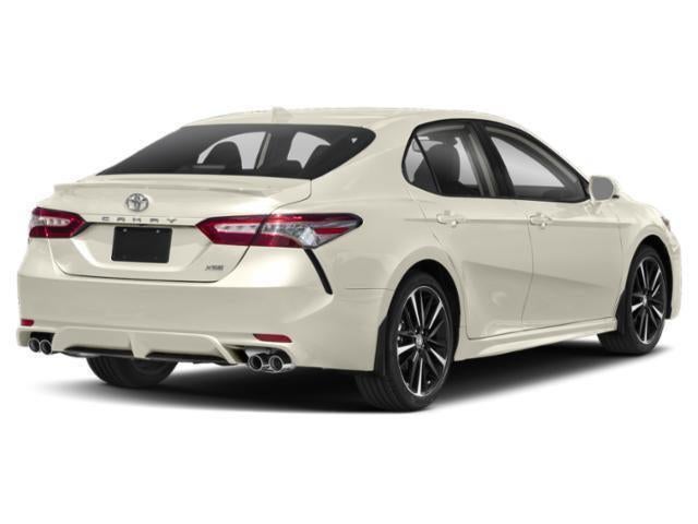 2019 Toyota Camry — rear three-quarter view