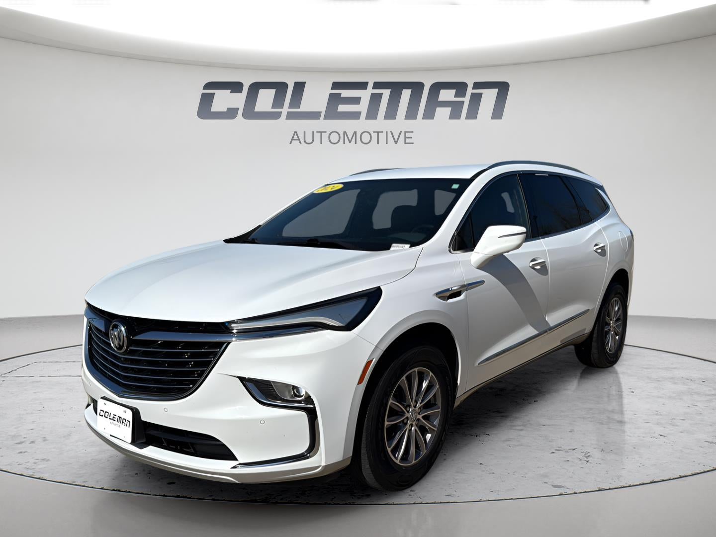 2024 Buick Enclave Premium AWD in Summit White — front three-quarter view