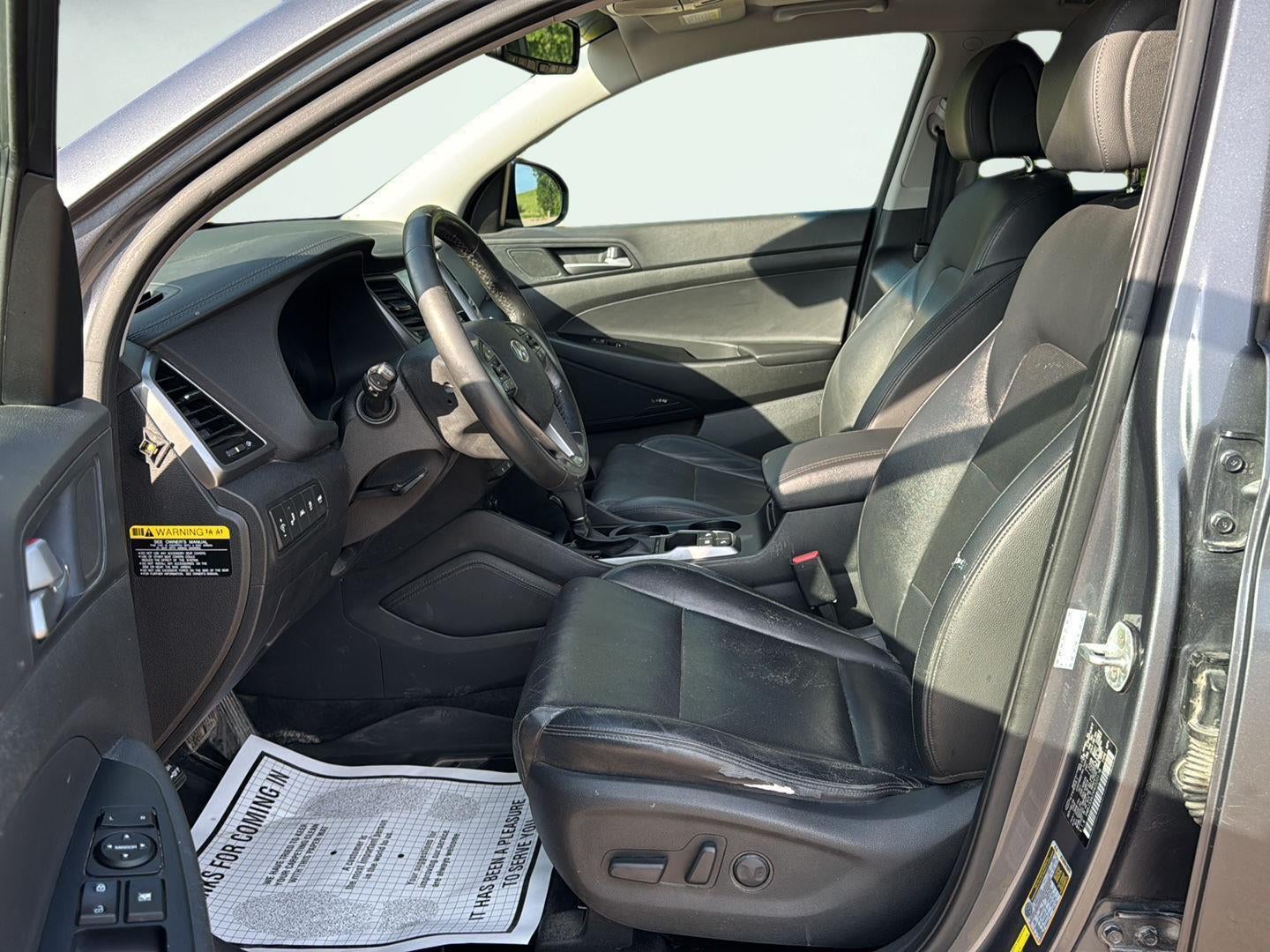 2017 Hyundai Tucson — rear three-quarter view